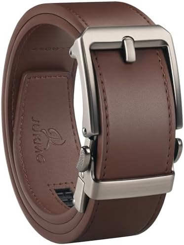 Leather Ratchet Belt, Brown