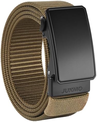 Nylon Ratchet Casual Belt, Coyote