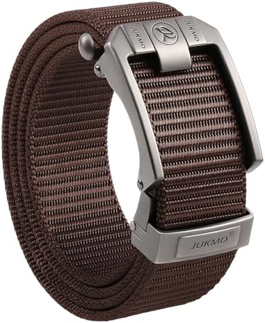 Nylon Web Ratchet Belt, Coffee