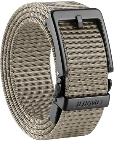 Pin-Look Ratchet Belt, Khaki
