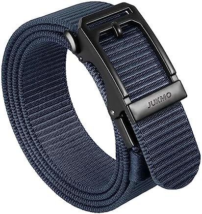 Ratchet Nylon Work Belt, Blue