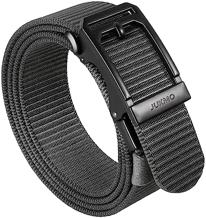 Ratchet Nylon Work Belt, Grey