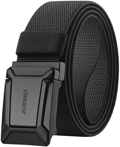 Stretch Flip-Buckle Belt, Black