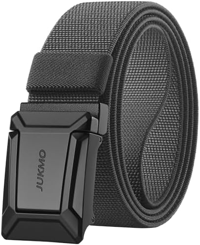 Stretch Flip-Buckle Belt, Grey