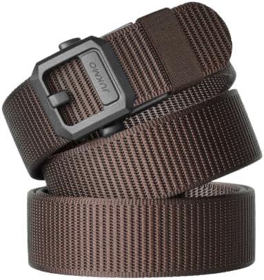 Wide Ratchet Gun Belt, Dark Brown